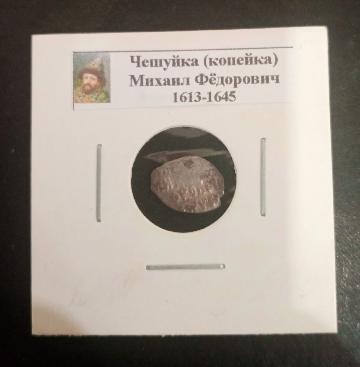 Лицевая сторона царской чешуйки 