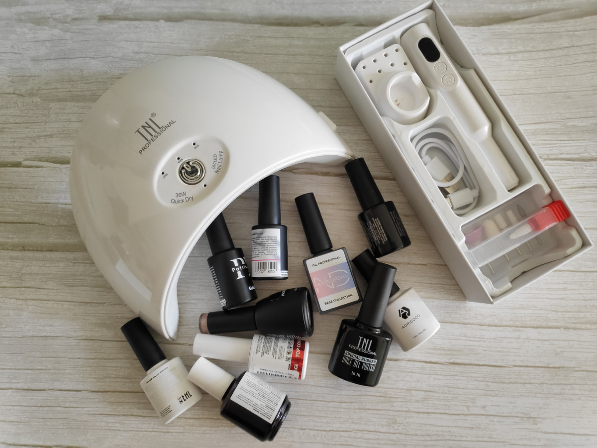 мой набор для маникюра гель-лаком