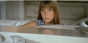 Джейн Биркин в роли Пенелопы. Скриншот из фильма.