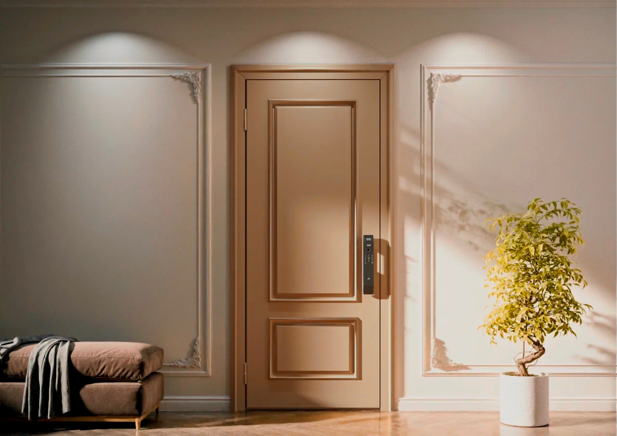 Входная дверь FALKO в трендовом цвете Mocha Mousse