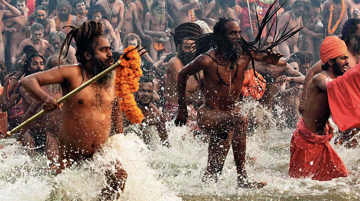 Садху на Королевском Омовении (фото из сети)