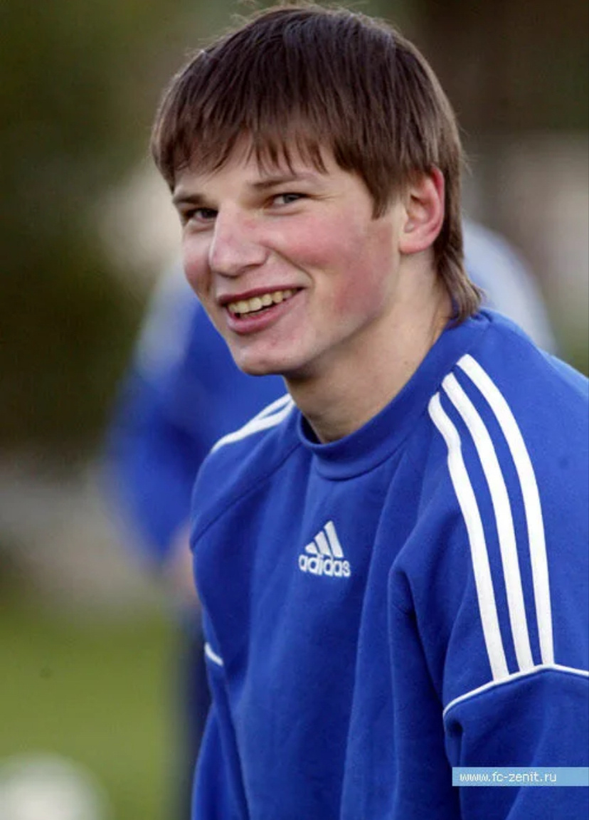 Андрей Аршавин в юношеском возрасте 
