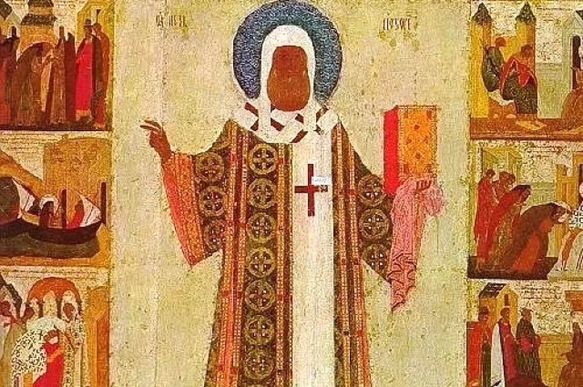    Петр Московский. Икона работы Дионисия, 1480-е годы.