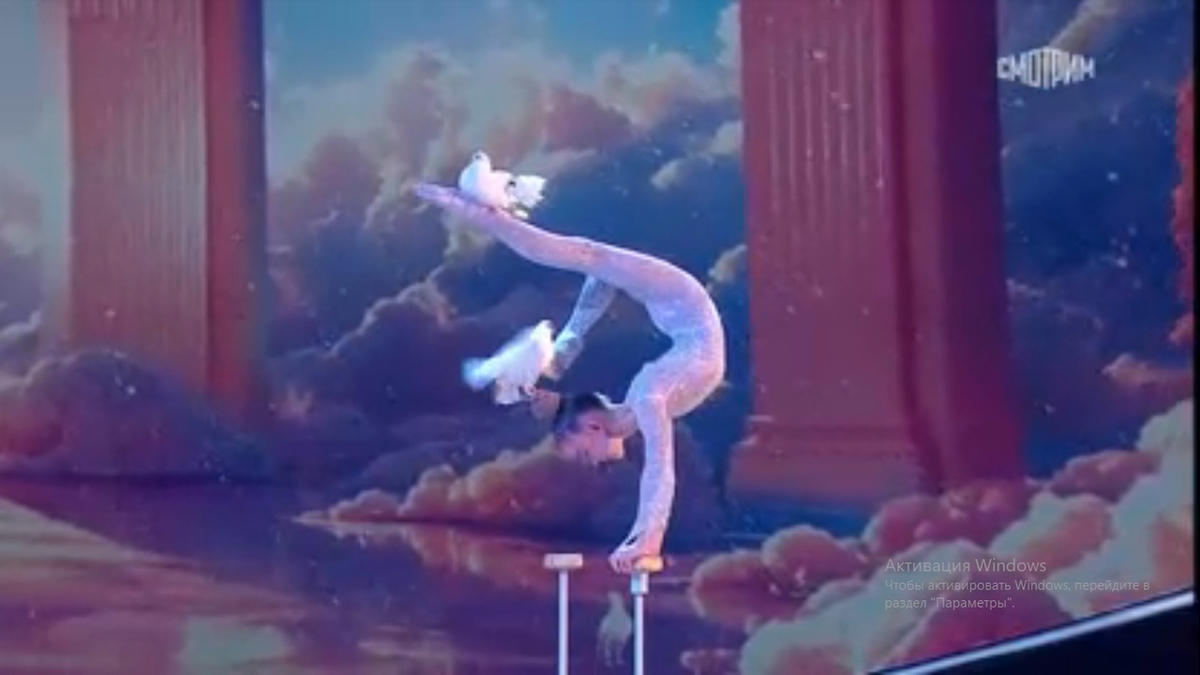 Камила Степанова. Кадр передачи. Фото автора. 