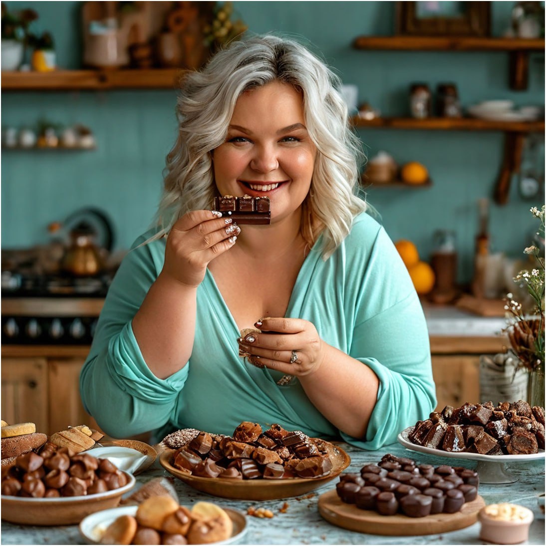 жир на животе после 40 / коллаж Другой Кухни