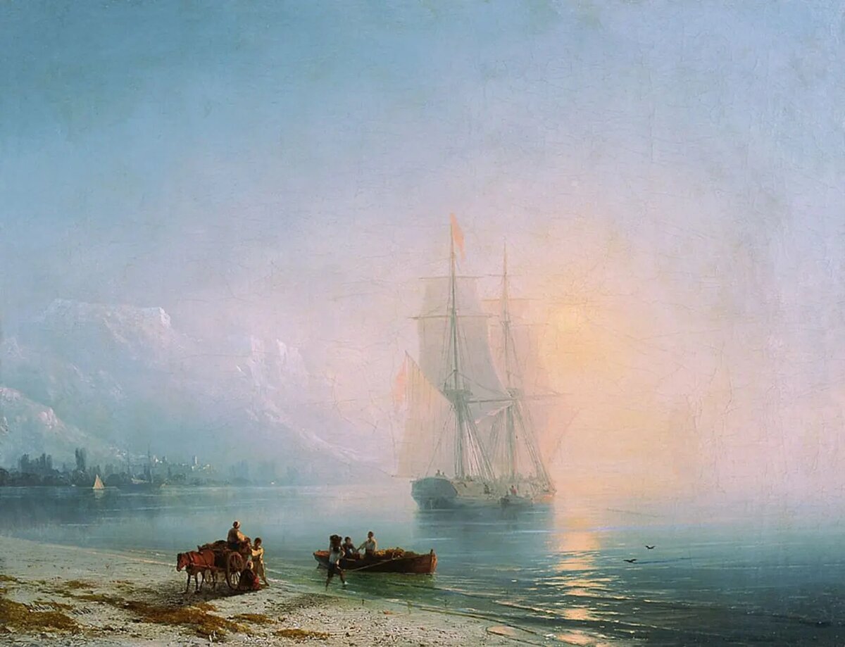 И. Айвазовский "Спокойное море", 1863