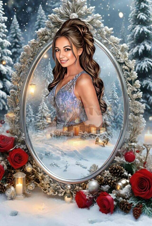 Хотя бы на картинках присутствует снег