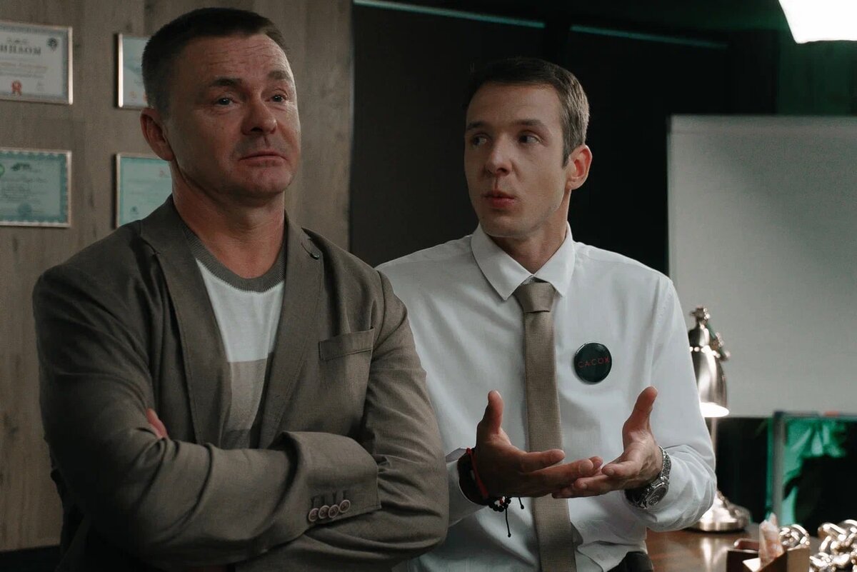 Владимир Сычев и Артем Сучков. Кадр из сериала "Успешный-2".