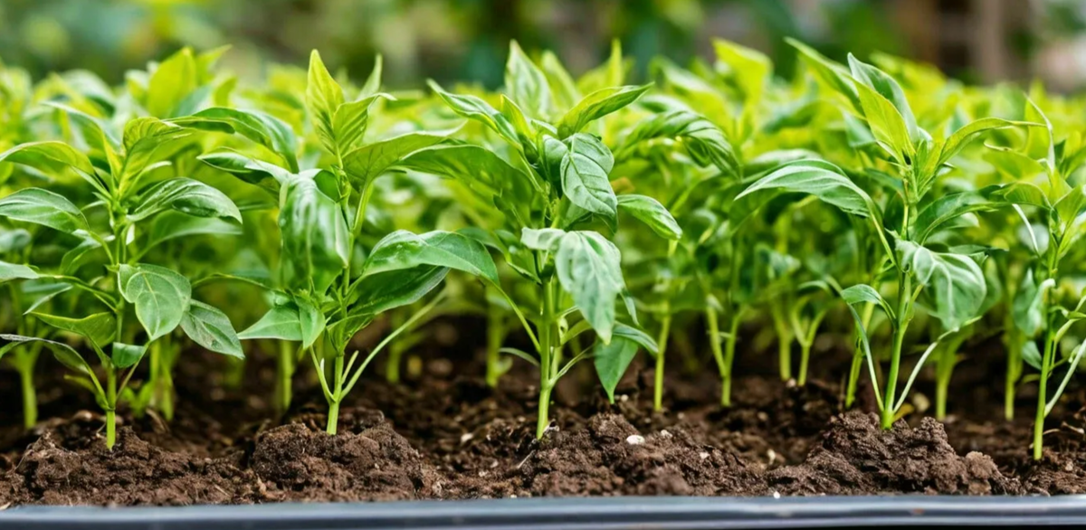 Дпмашняя рассада перца