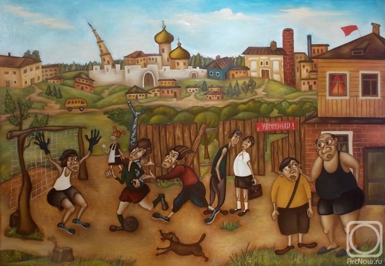 © Александр Ветров. Крошечный рай пустыря. Оргалит, масло. 46 x 66см. 2017 г.