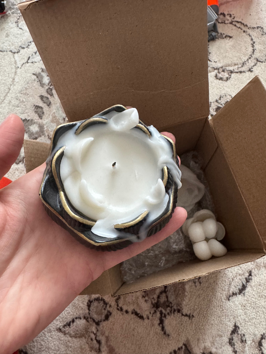 Состояние свечи до реставрации 