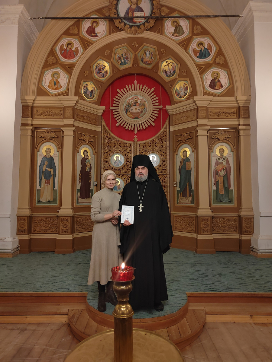 В Никольской церкви Архиерейского подворья Нестиары 