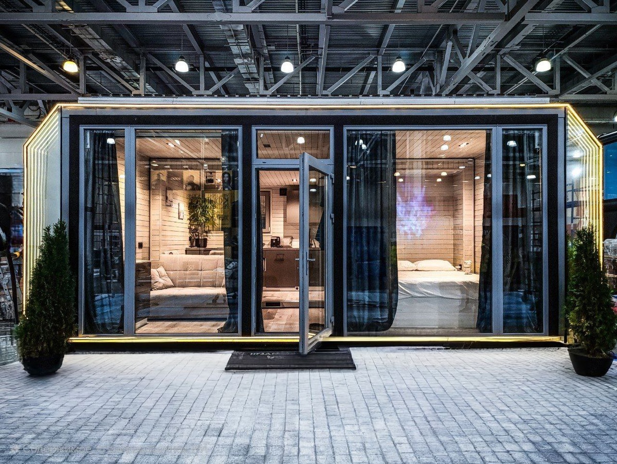 Складной модульный дом от компании S3 House на международной выставке в КРОКУС ЭКСПО 2024