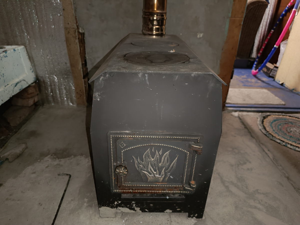 Установка печки