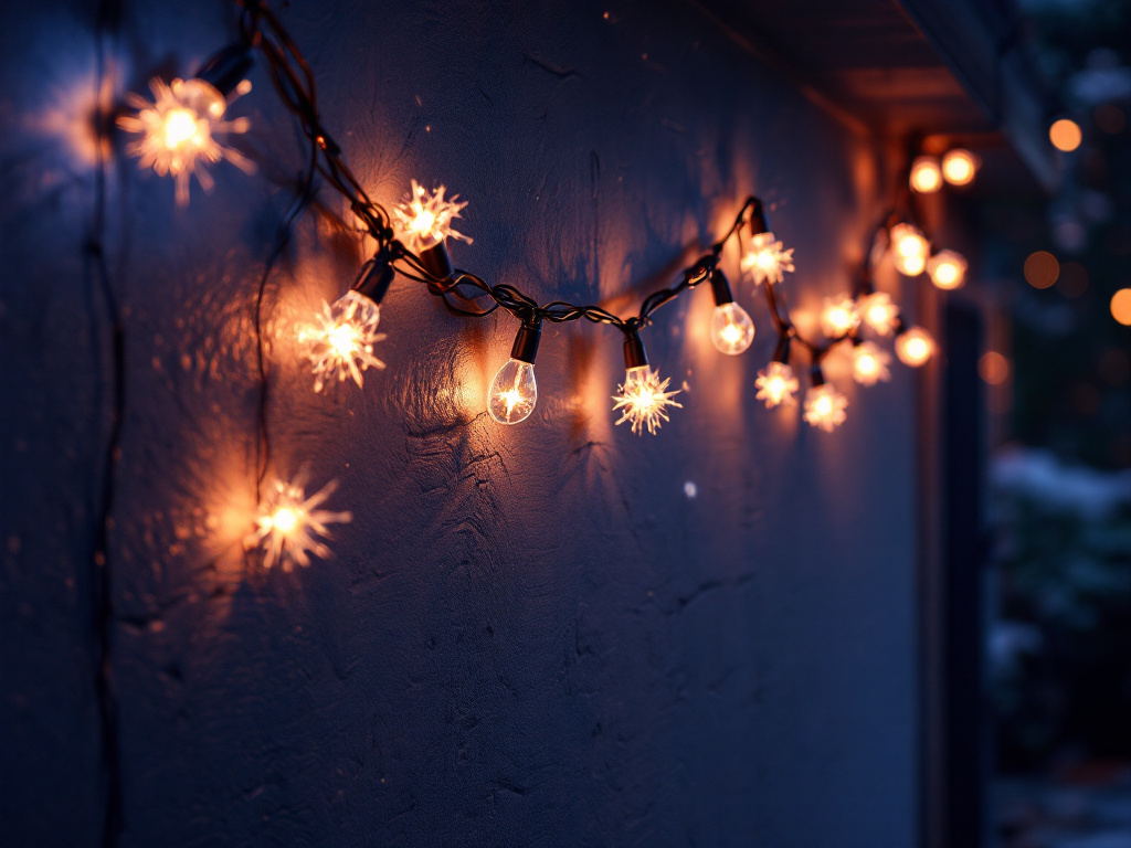 Новогодние гирлянды продлевают настроение