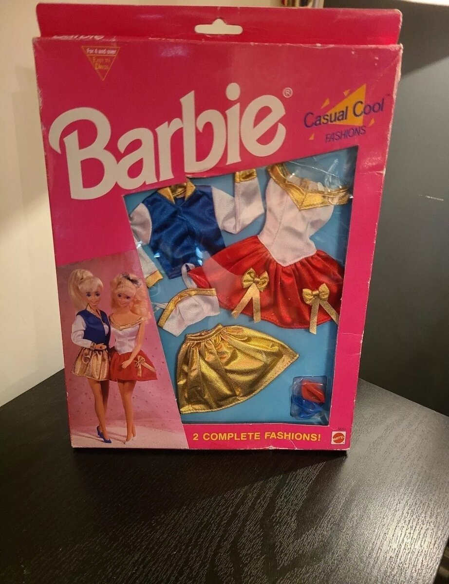 Barbie vintage 1993 Fashion set Casual Cool. Фото с eBay.com