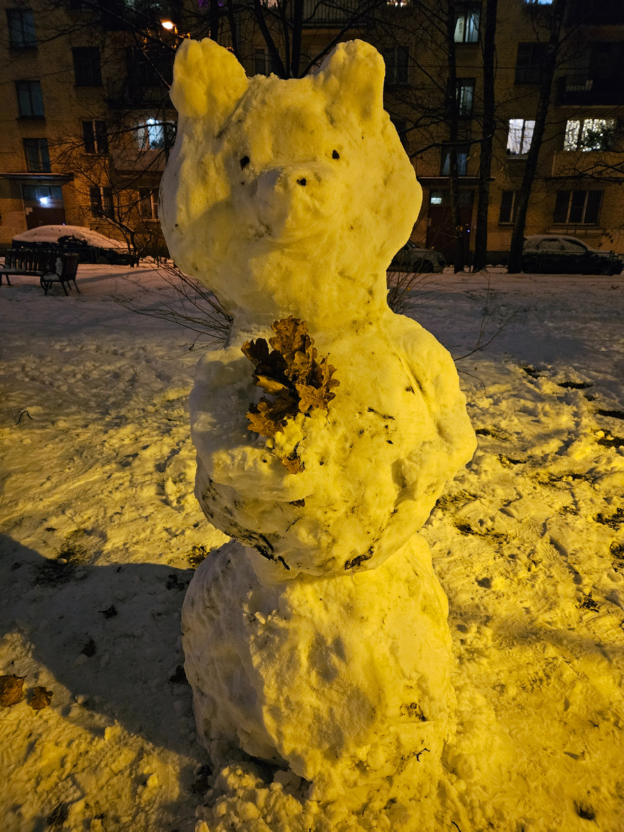 Снежный медведь.