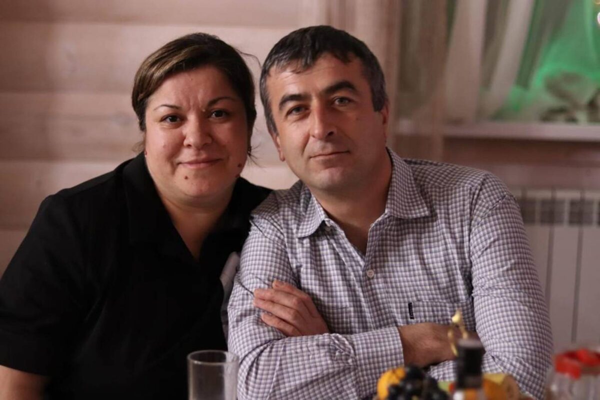 Зарема Гаджиахмедова с супругом