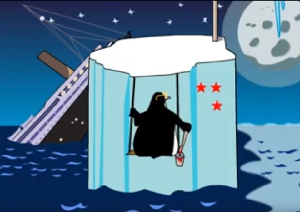 Скриншот. Титаник флэш мульт