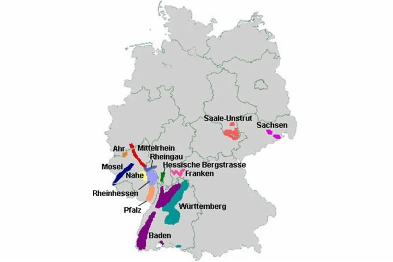 Оренжевый Пфальц/Pfalz на карте Германии