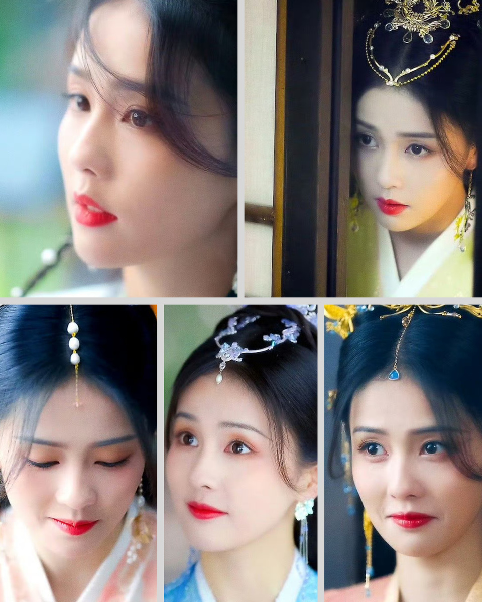 На фото, конечно, невозможно сохранить ее мимику, но она совершенно обворожительная. Мой коллаж из фото актрисы Бай Лу