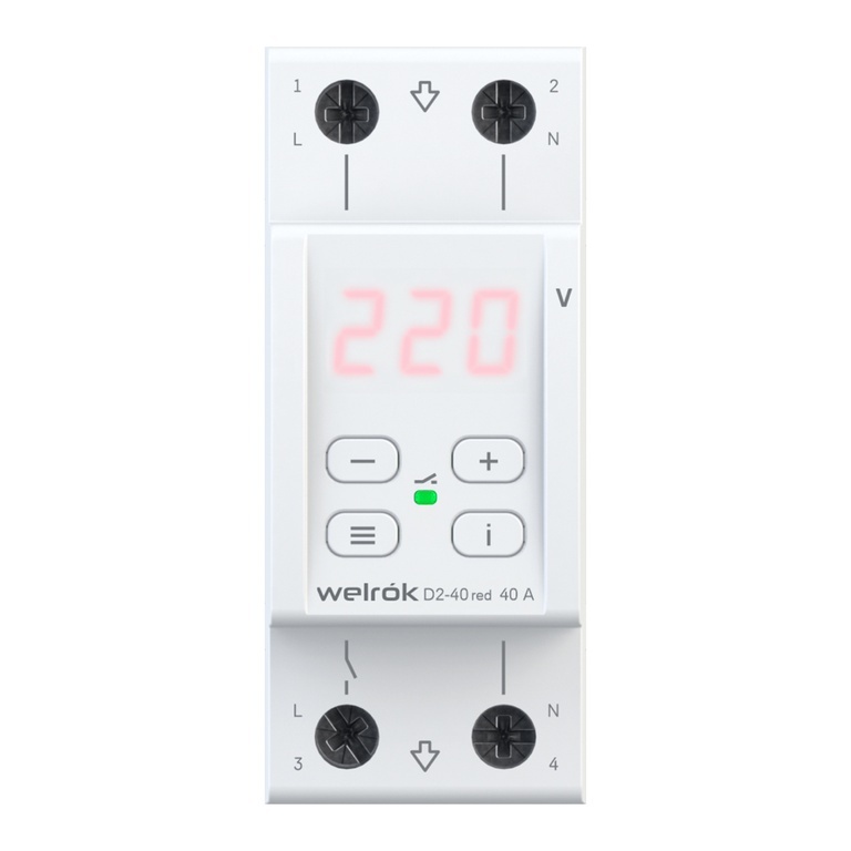 Реле напряжения однофазное WERLOK