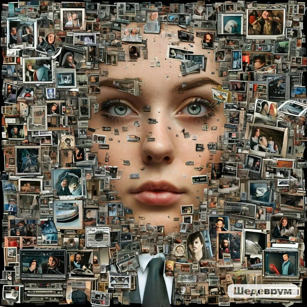 Часть цитаты является промтом картинки