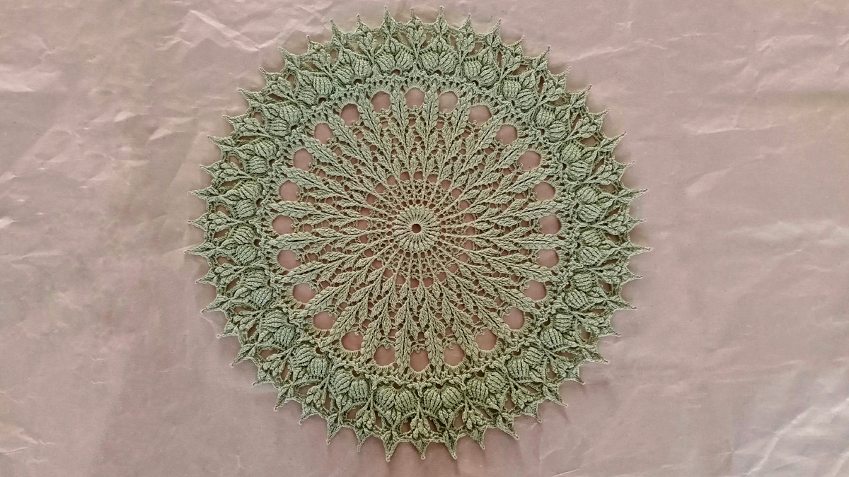 рельефная салфетка Сильвана, дизайнер Ирина Малеева 