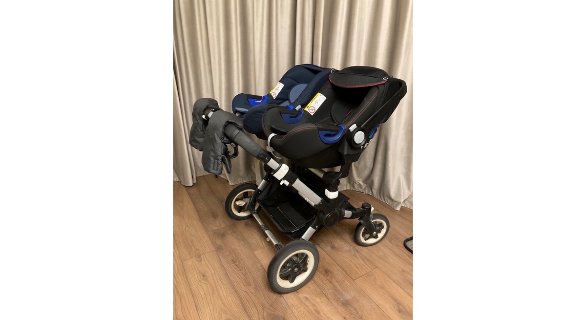 Коляска с адаптером для автокресел. Фото автора