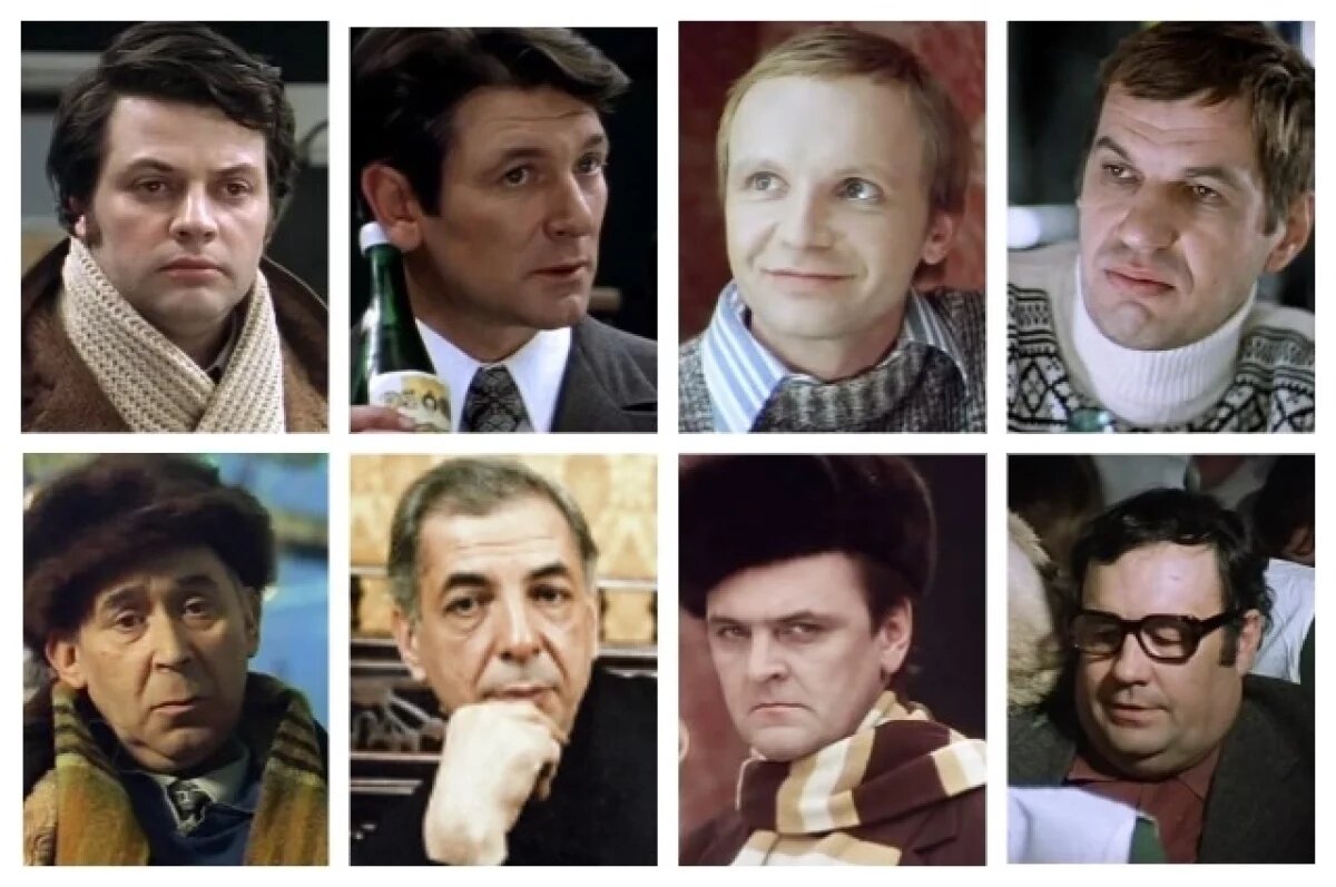    Александр Ширвиндт, Александр Белявский, Андрей Мягков, Георгий Бурков, Готлиб Ронисон, Микаэл Таривердиев, Юрий Яковлев, Эльдар Рязанов.