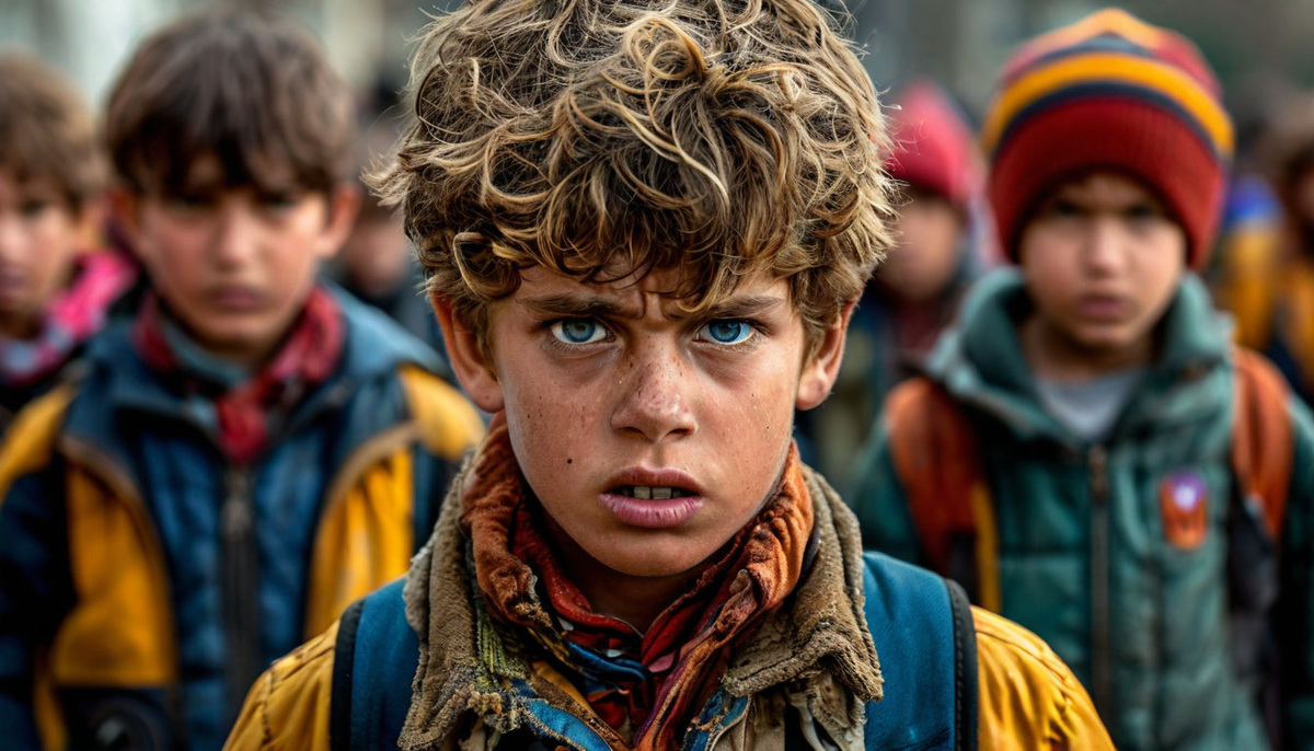 Россия: главные причины почему школьные руководители не желают обсуждать нападения детеей мигрантов на русских учеников. Фото из нейросети