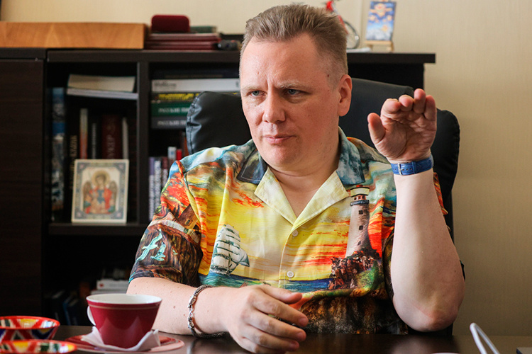    Алексей Чадаев: «У американцев есть много способов сделать нам очень больно. Значительную часть из них они пока еще не использовали. Поэтому сейчас они давят по всему периметру вокруг России».   
Фото: «БИЗНЕС Online»