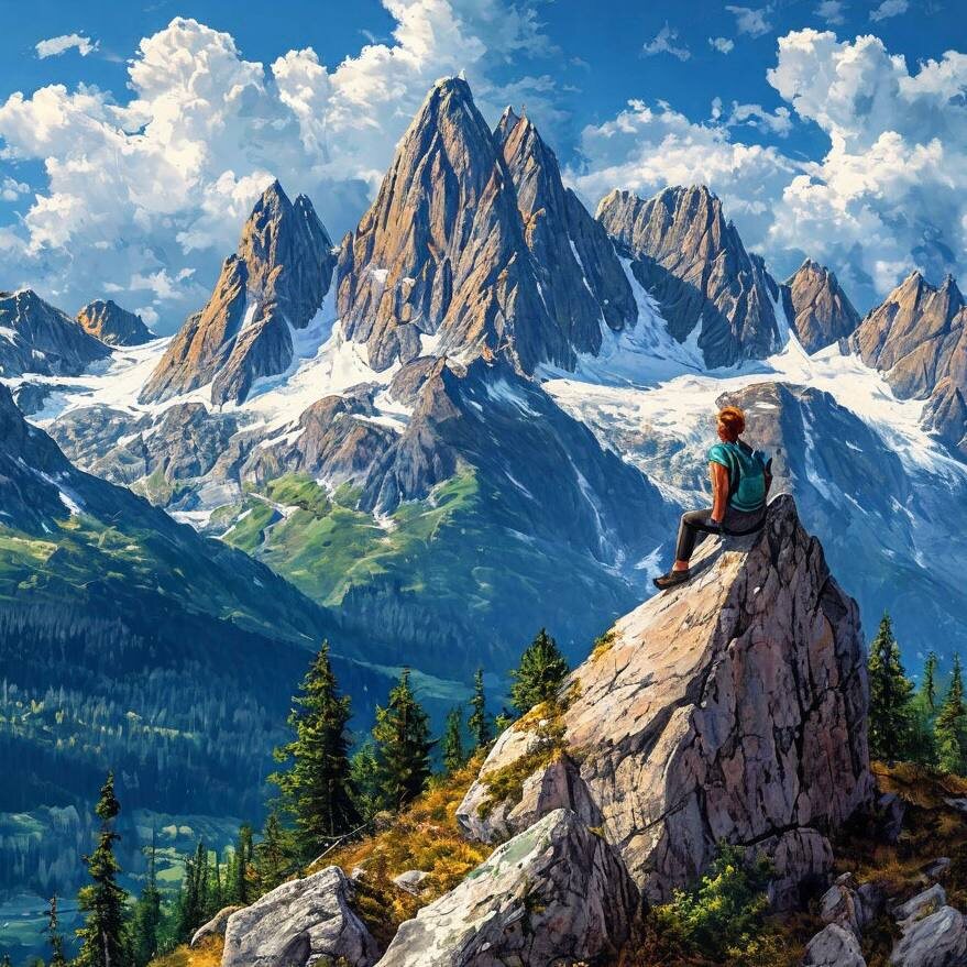 горы, природа, достижение вершин