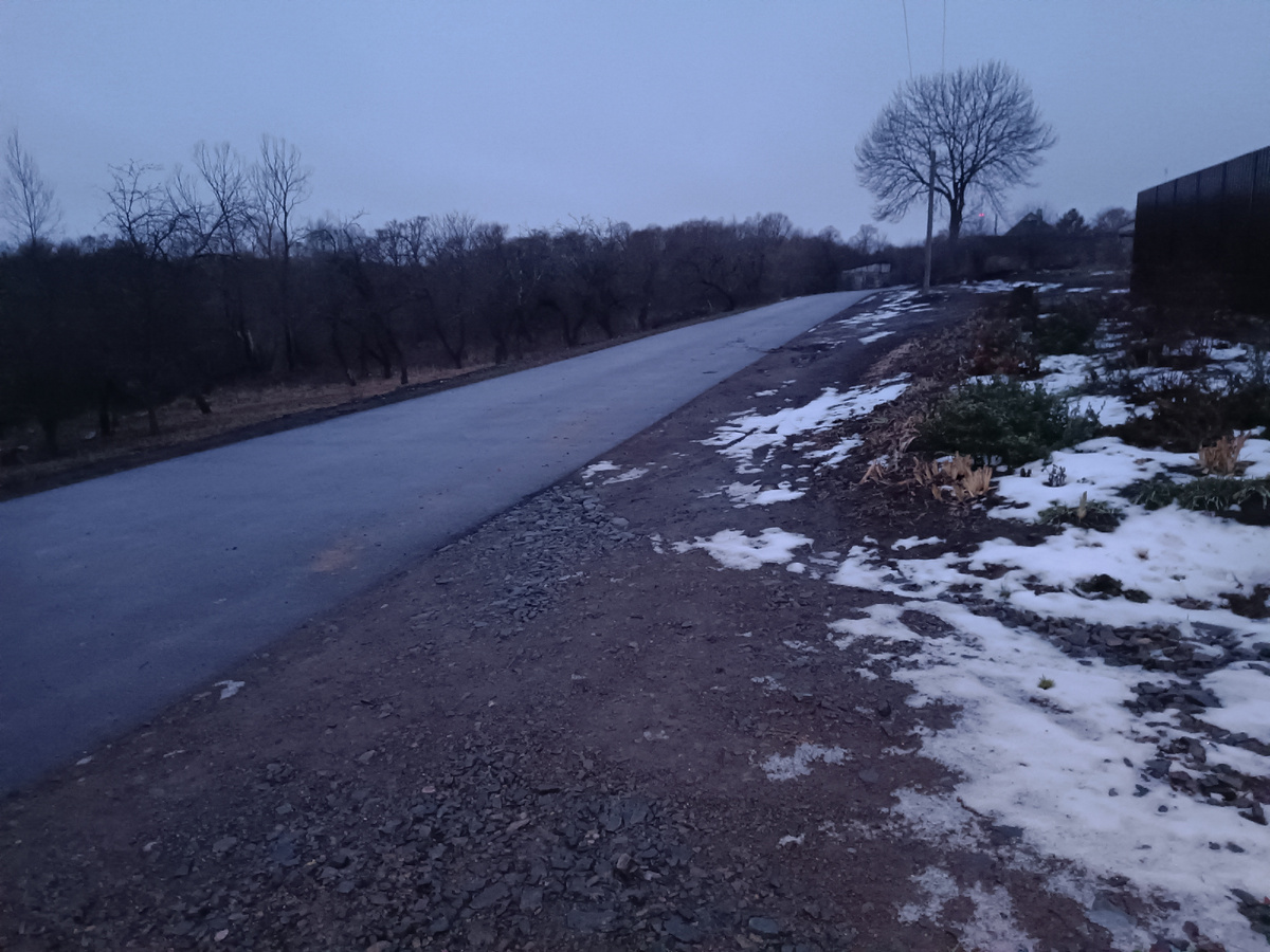 Погода нас не порадовала, снега нет. 