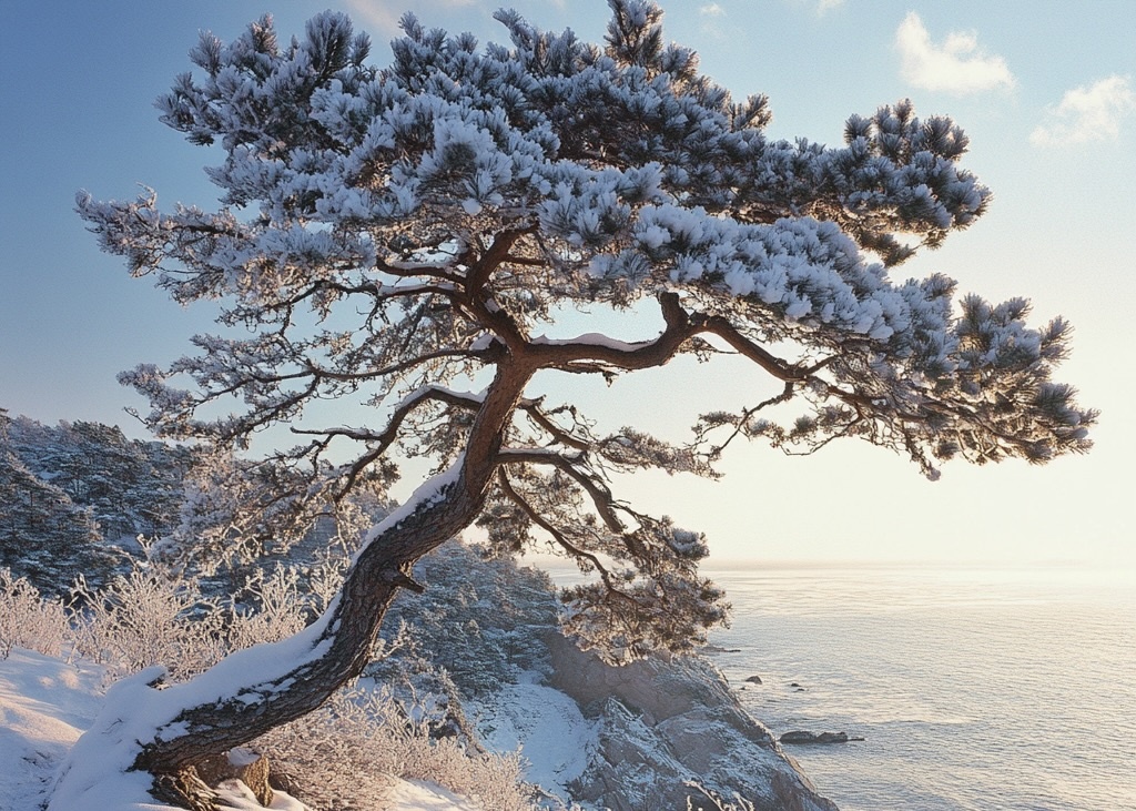 "Новогодняя" сосна в Крыму