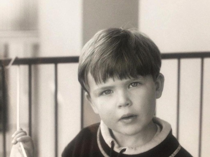 Маттео Фарнети в детстве. / Фото: социальные сети