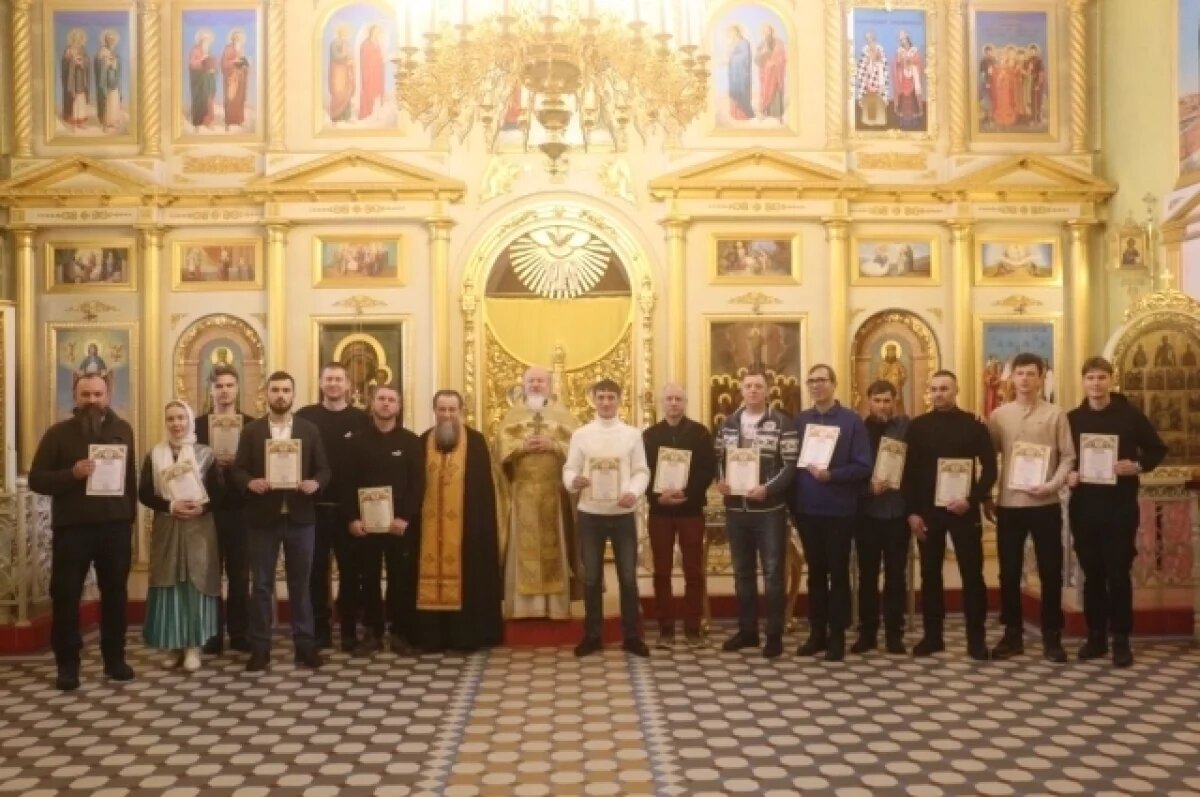    Сразу после Нового года в Кимрах 13 человек приняли обет трезвости