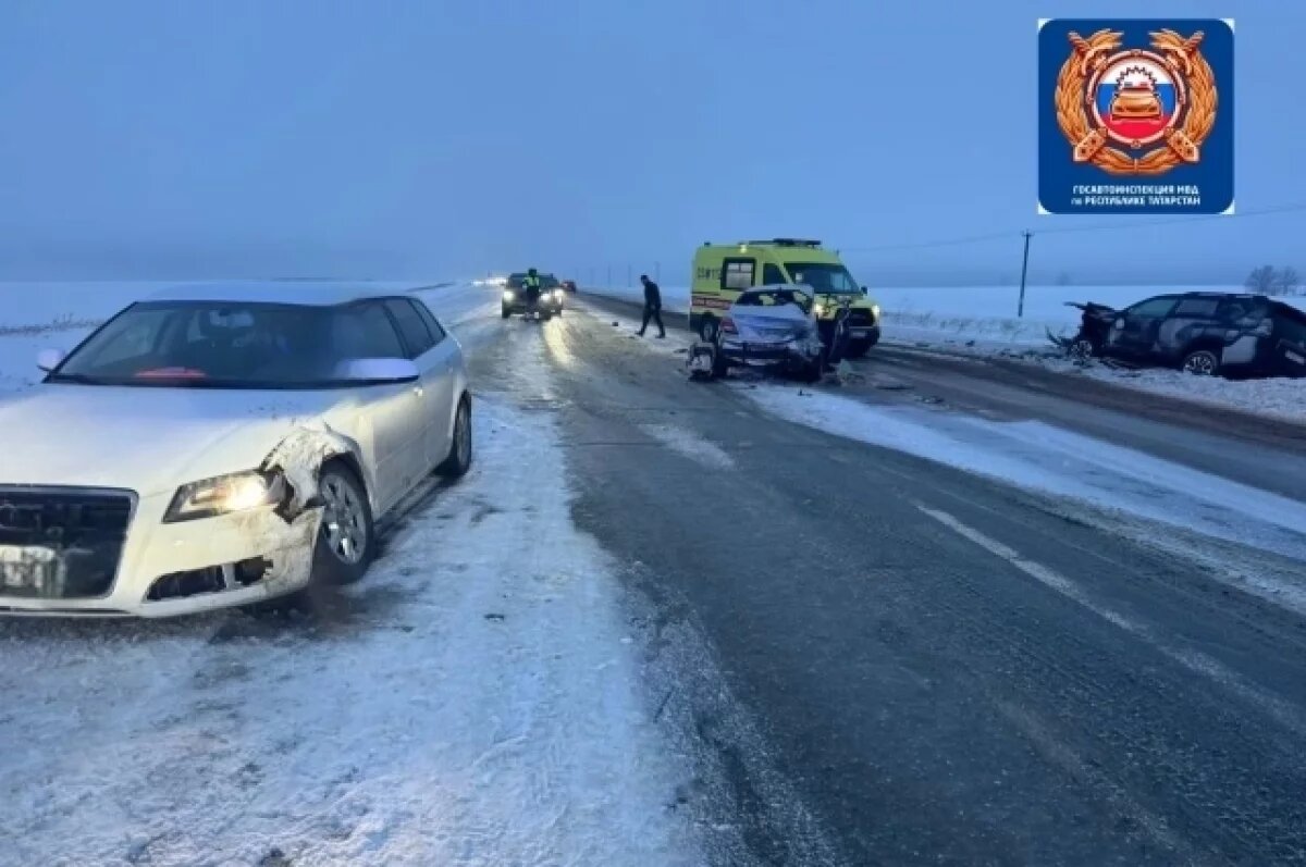    2 человека погибли в ДТП в Татарстане