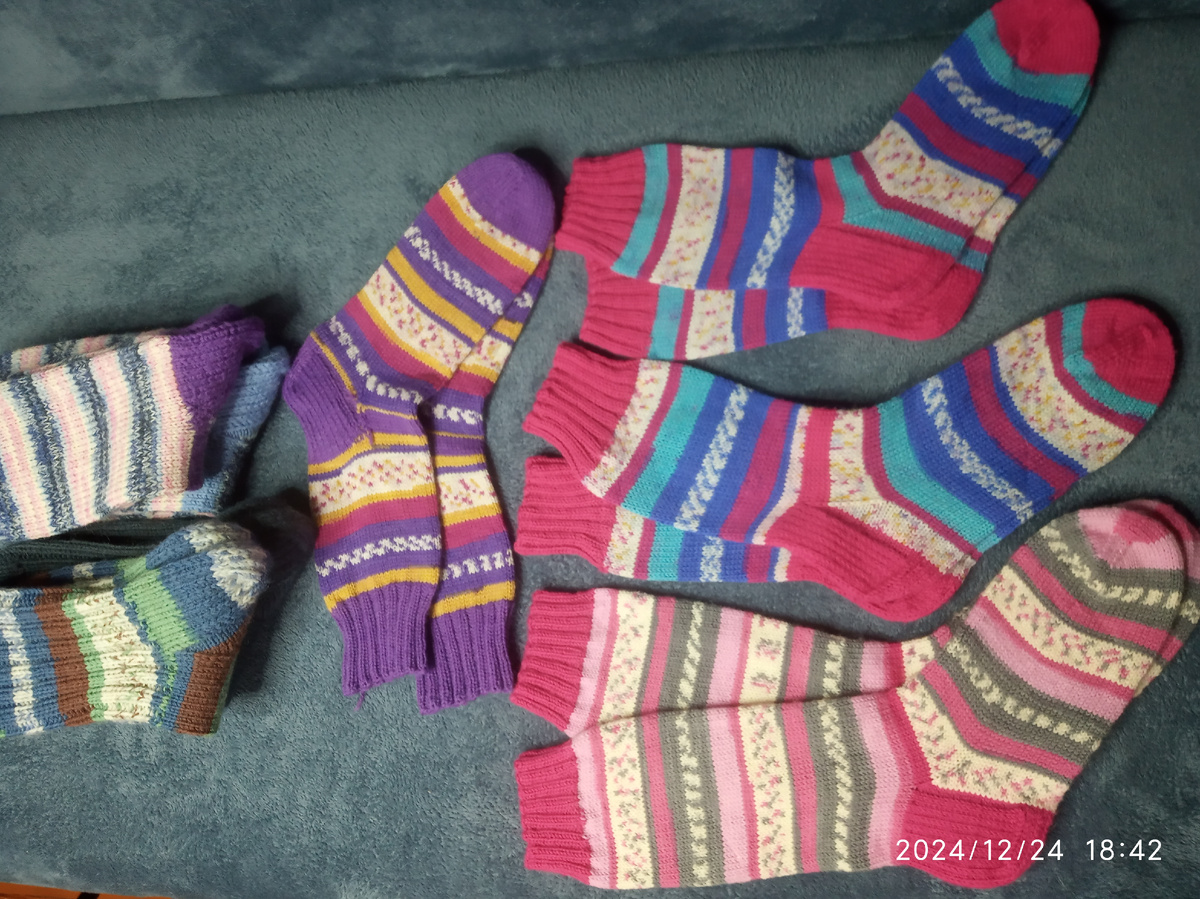 Носочная пряжа в одну нить