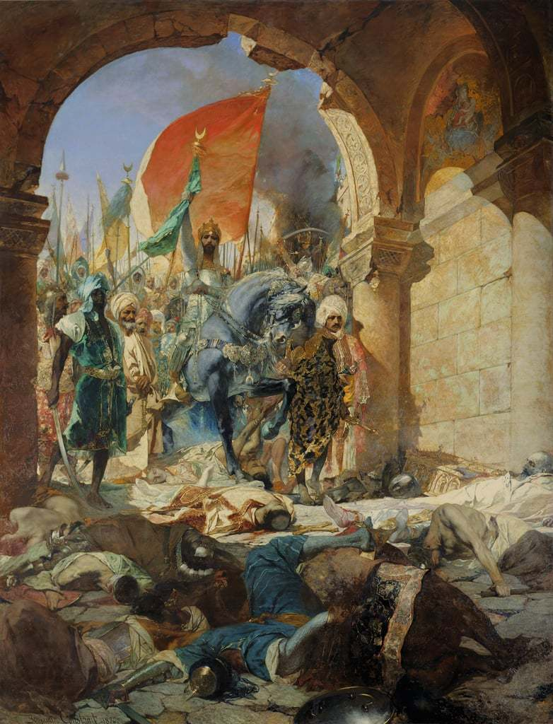 «Вступление турок Мехмеда II в Константинополь, 29 мая 1453». Jean Joseph Benjamin Constant
