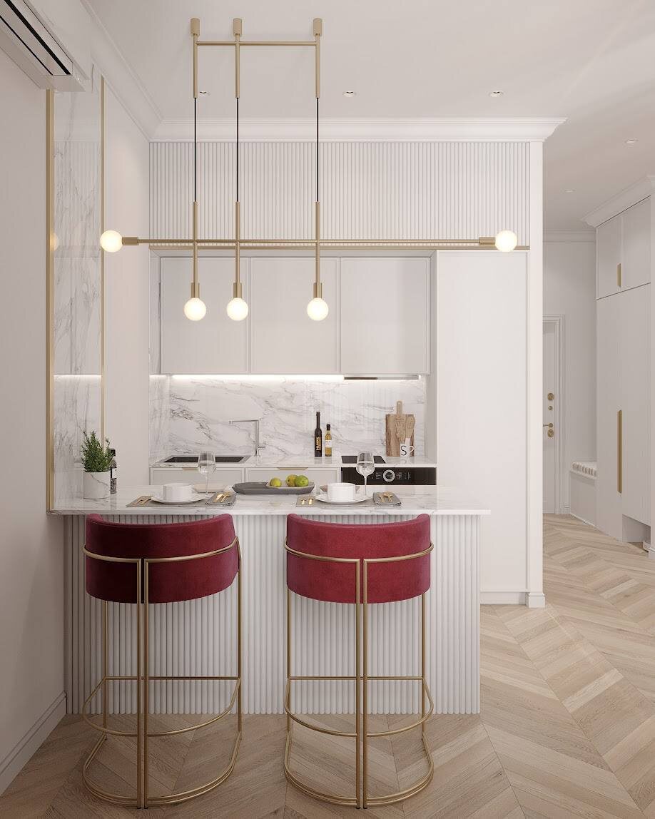 Дизайн и ремонт в квартире  40 кв.м от «ГК Поколение»