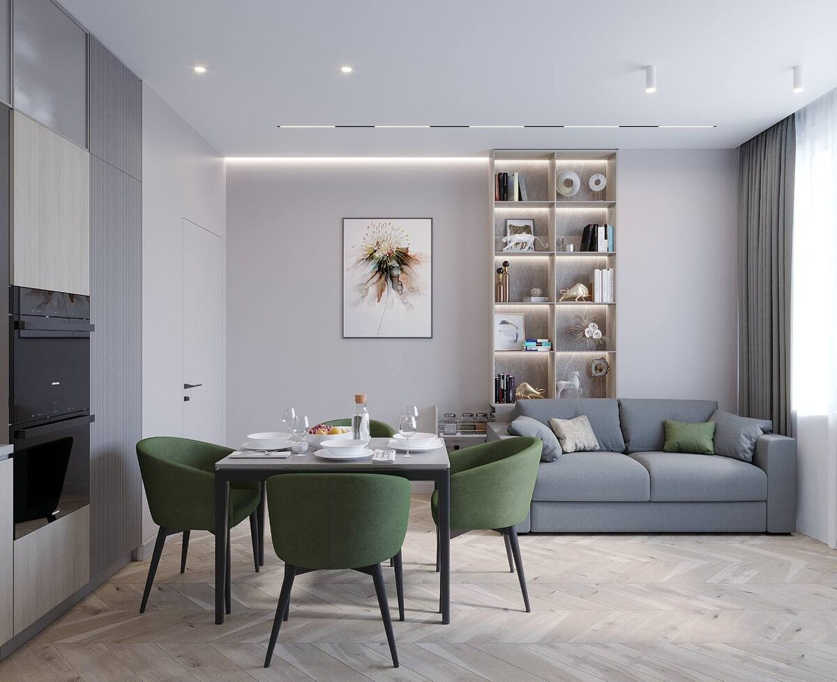 Дизайн и ремонт квартиры 80 кв.м в ЖК «Небо» для молодой семьи от ГК «Поколение»