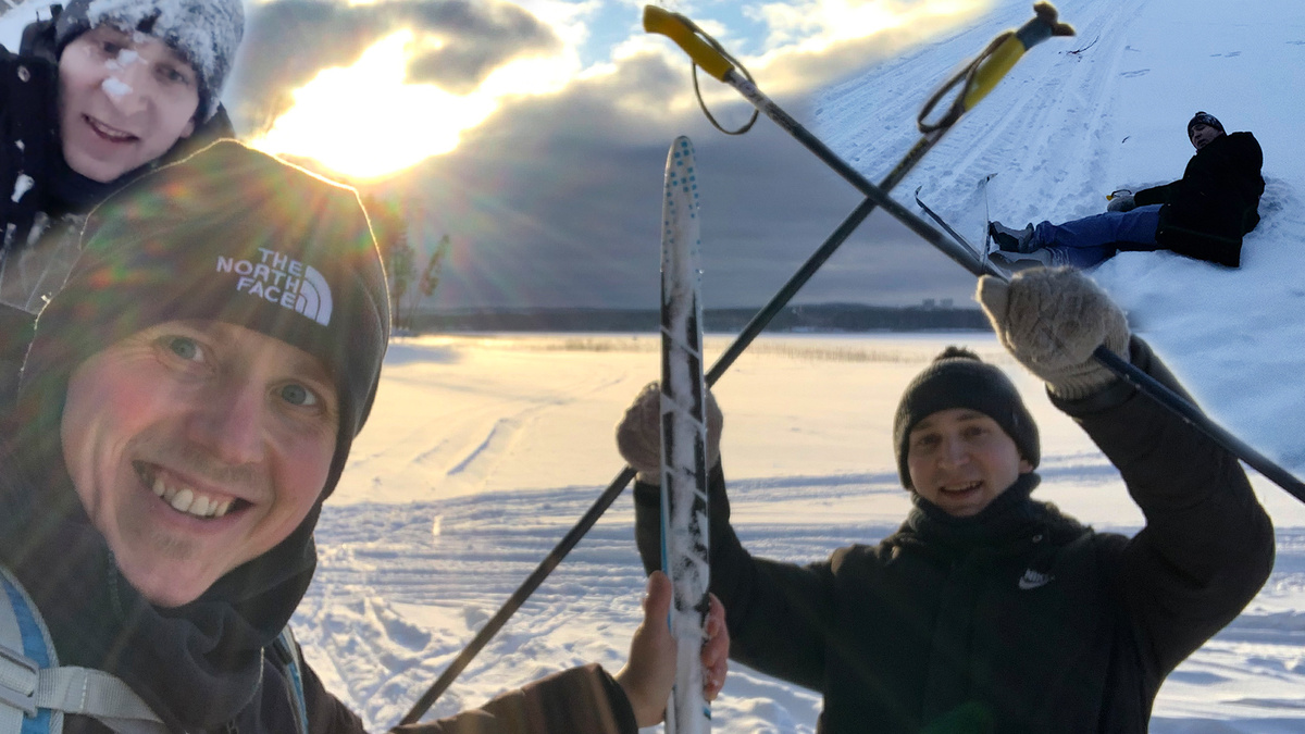 Это мы с Антохой на том берегу Камы (Степан Корольков)