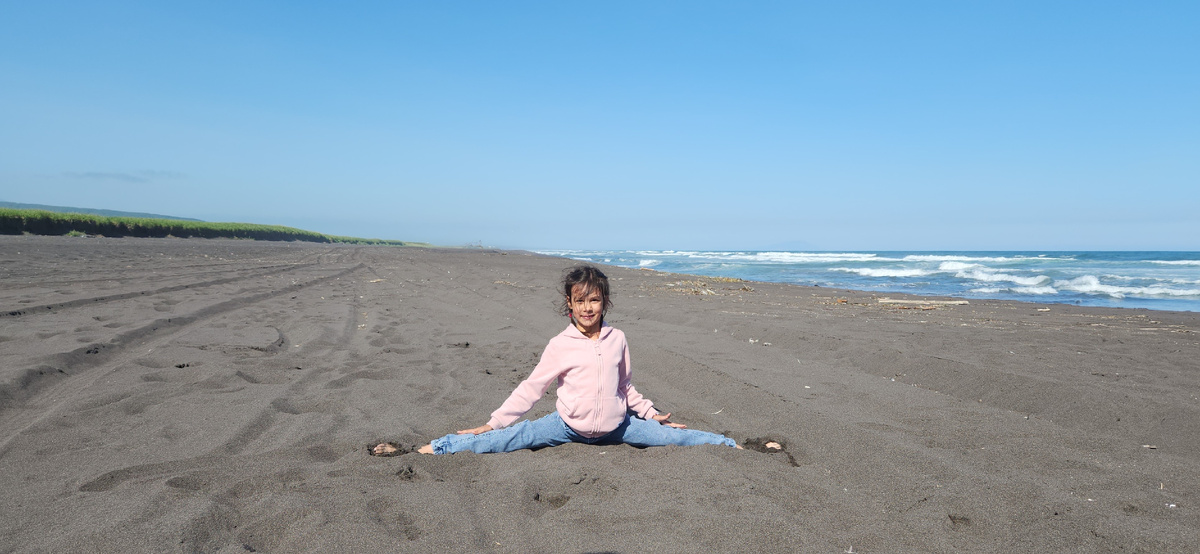 Камчатка. Тихий океан. Халактырский пляж