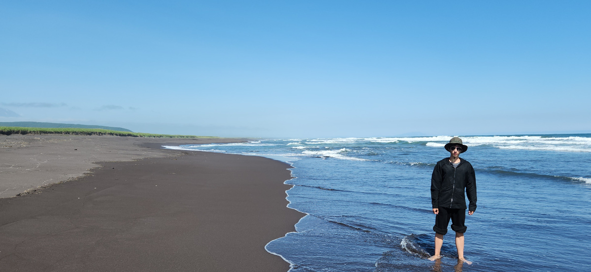 Камчатка. Тихий океан. Халактырский пляж