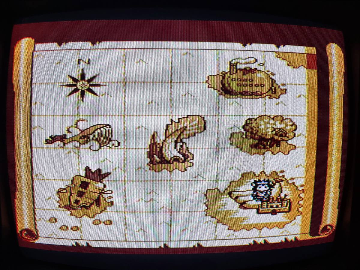 Фото сделаны мной. На фото игра "Conic Prince". Оригинал игры "Banana Prince" был разработан KID и издан Takara в 1991г. для приставок NES. Дизайнер Сёдзи Такаги, программист Норихиса Кавамото. Фото демонстрирует начальную заставку игры, а так же общий визуальный фон игры. Подробнее об этом рассказано в статье. Все материалы принадлежат правообладателям и размещены исключительно в информационных целях.