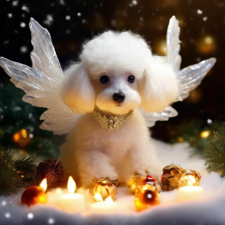 «Надев волшебные крылья Зефир и сам стал очень похож на доброго рождественского эльфа»