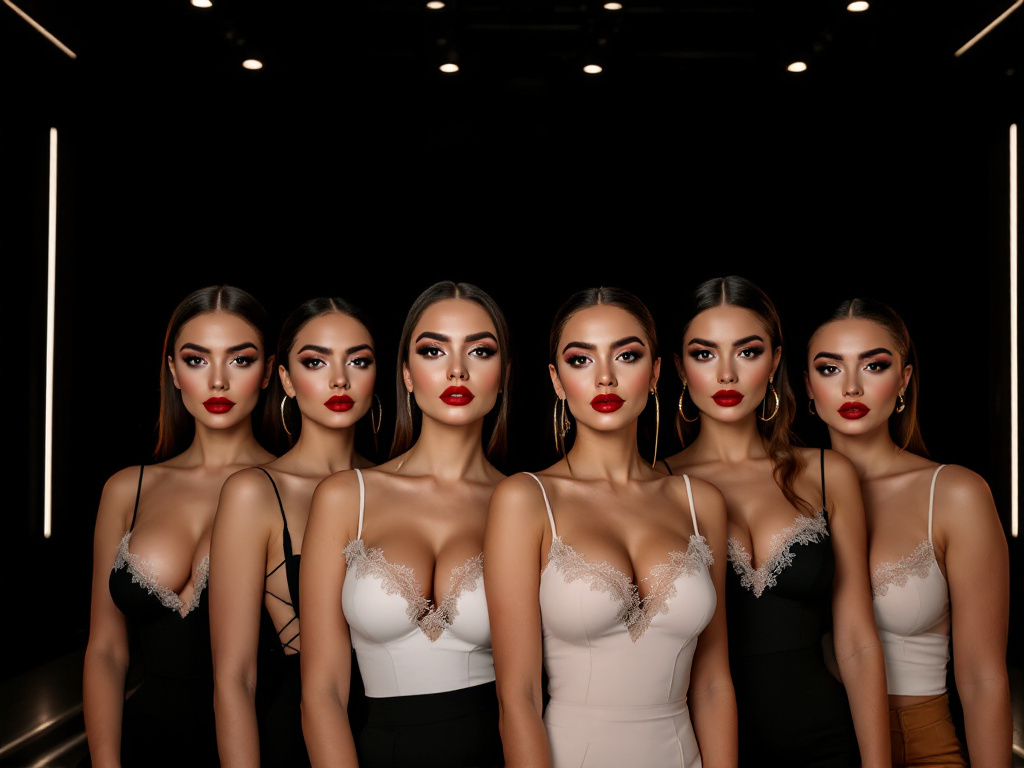 Оставьте брови, губы и лица, с сиськами НАСТОЯЩИМИ! Ау, женщины, вы же все стали одинаковыми, под свои же стандарты псевдокрасоты.