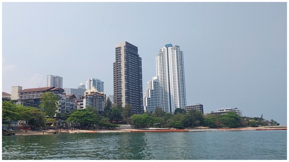 Северная Паттайя, вид с каяка
