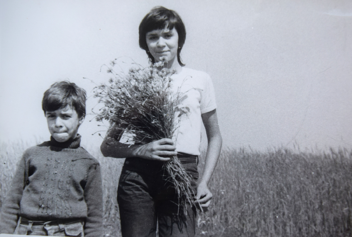 1984 год. г. Гдов, Псковская область. Я и Инна